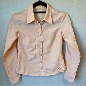 Mountain Hardware Peach Button Up; sz S